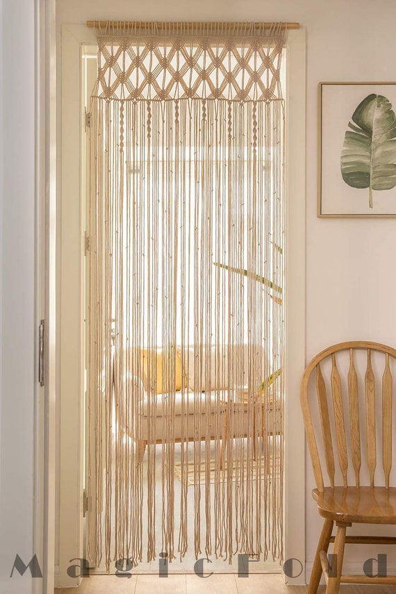 Macrame Curtain Wall Hanging Doorway Window Curtains Uk Macrame Curtain Wall Hanging Doorway, How To Hang Curtains On Arched Doorway