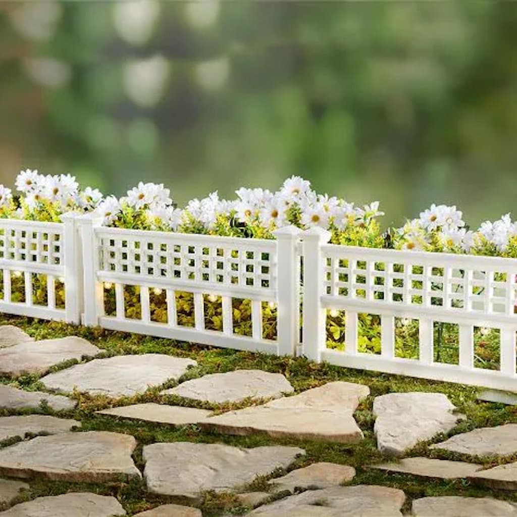 最大82％オフ！ FOREHOGAR Decorative Garden Folding Border Fence, Metal Wire  Edging Flower