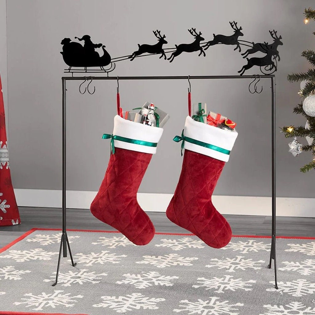 最新コレックション [送料無料] Northlight Stocking バッファローチェックJOYクリスマスストッキングホルダー3点セット  [海外通販] Etsy Holders Northlight Piece Buffalo Plaid JOY Christmas  Stocking Holder Set