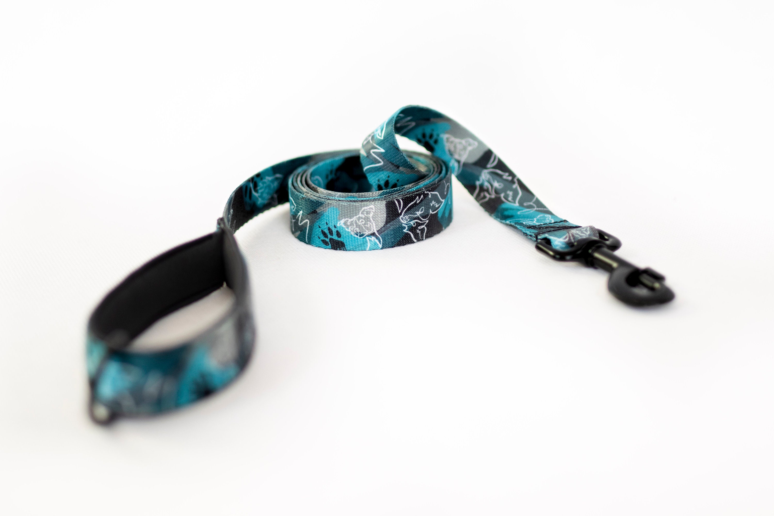 1'' Dog leash / Dog lead / Printed webbing / High Etsy