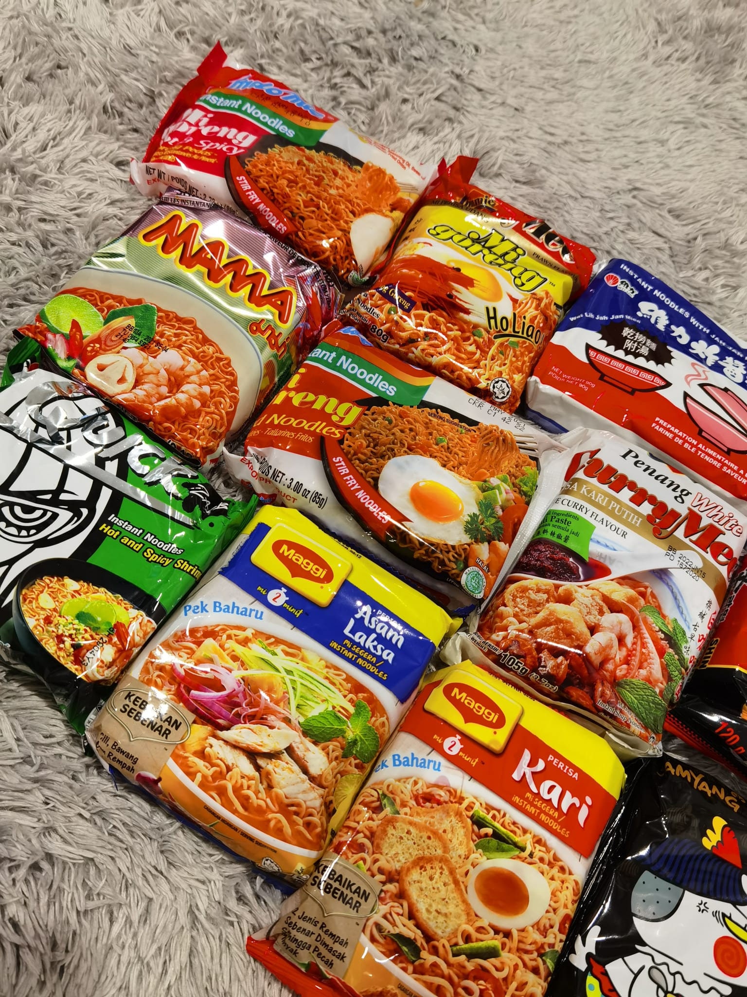 Assorted Asian Instant Ramen Noodles Care Package 8 unique Etsy