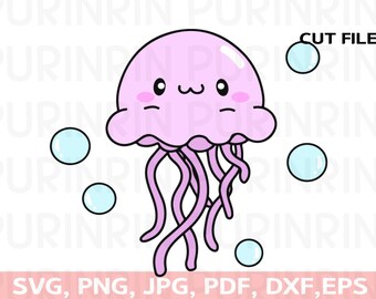 Download Jellyfish Svg Etsy