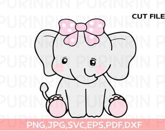 Download Sitting Elephant Svg Etsy