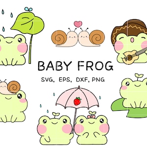 Cute frog, Frog svg 6 Cricut Silhouette