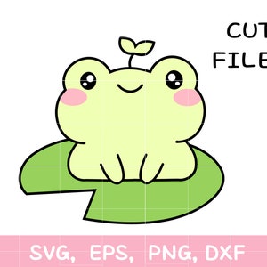 Cute Frog SVG,baby frog Cricut Silhouette