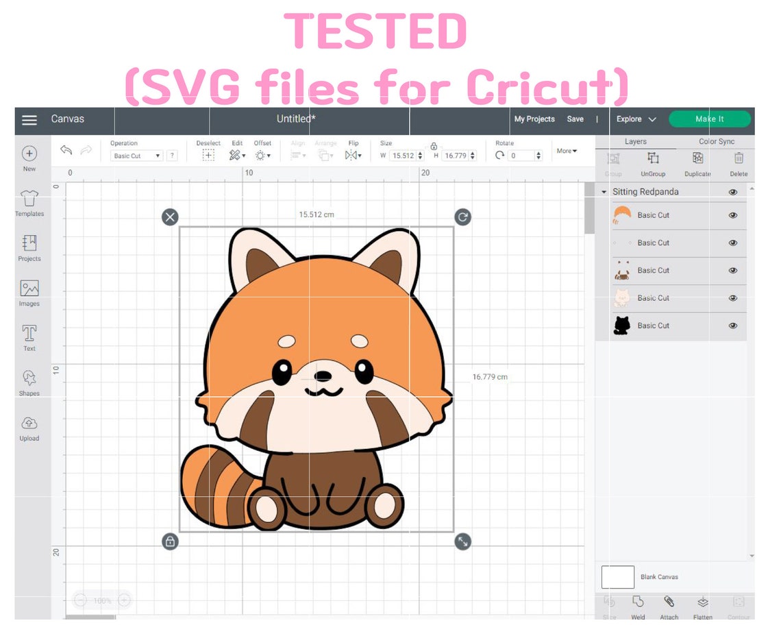 Red panda svg kawaii panda svg redpanda cricut layered | Etsy