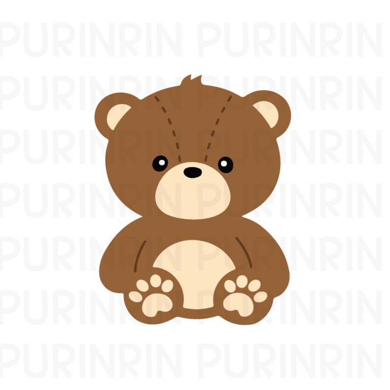 Teddy Bear Svg Baby Bear Svg Bear Svg Designbabysuit Etsy