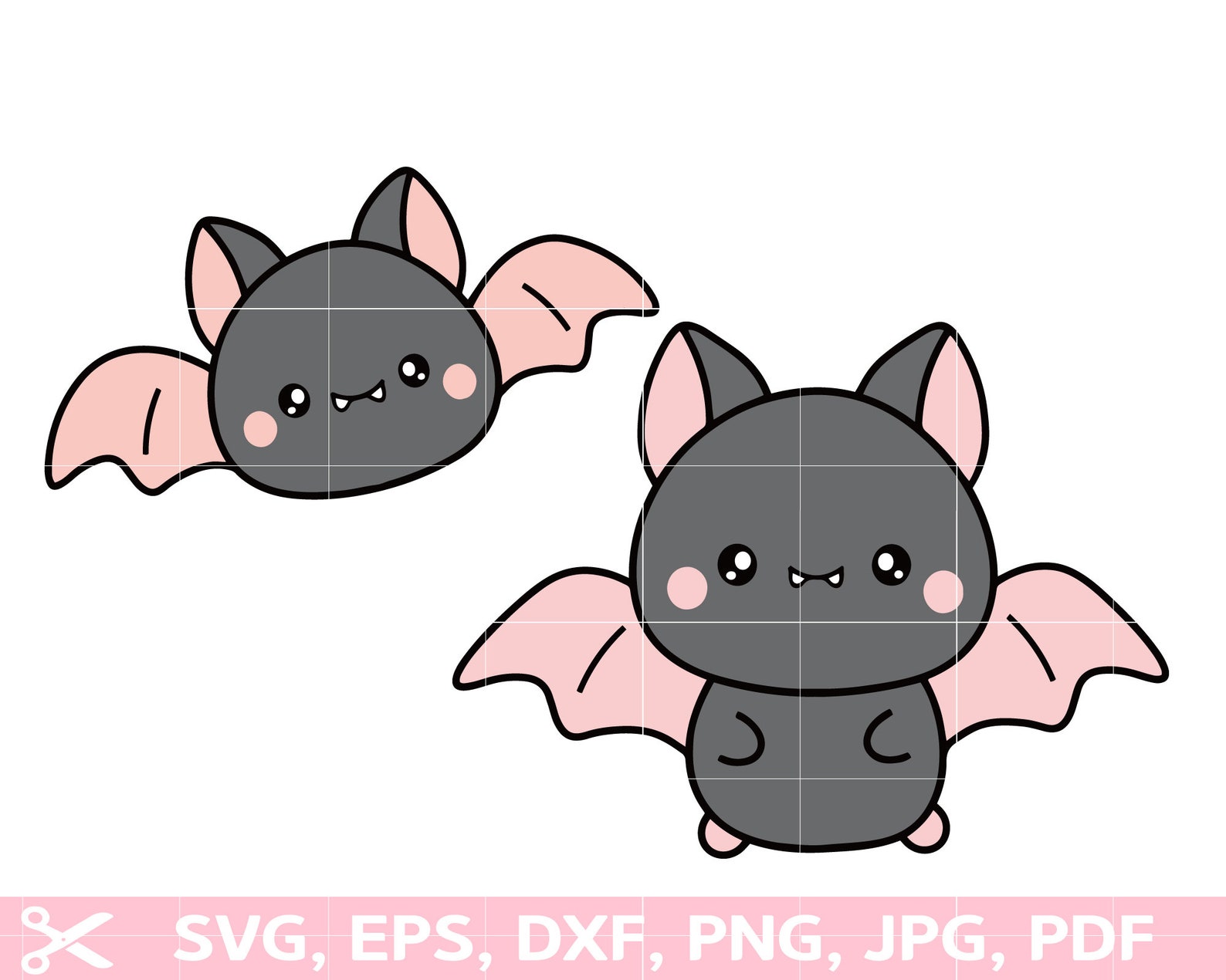 Bat Svg Cute Bat bat Wings Halloween Baby Svg Happy Etsy UK