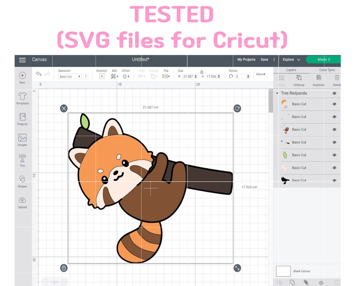 Red Panda Svg kawaii Panda Svg Redpanda Cricut Layered - Etsy Canada