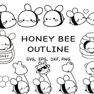 Bee overzicht, Bee kleurplaten, Bee svg