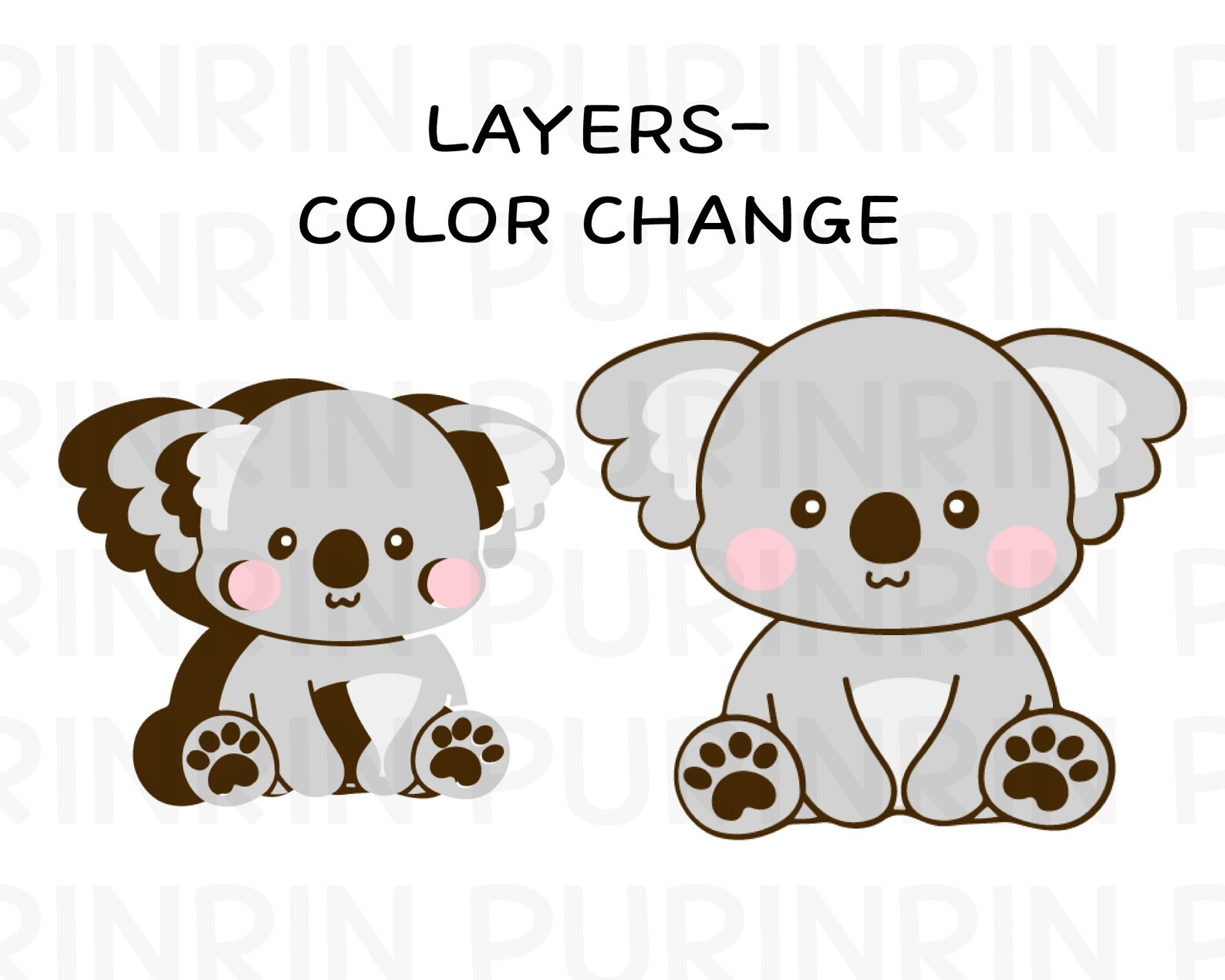 Koala svgaussie animals koala print svg for cricut Etsy