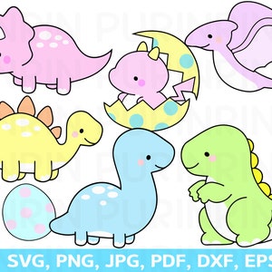Cute dinosaur svg, dinosaur clipart, jurassic park svg, trex svg, dinosaur birthday svg