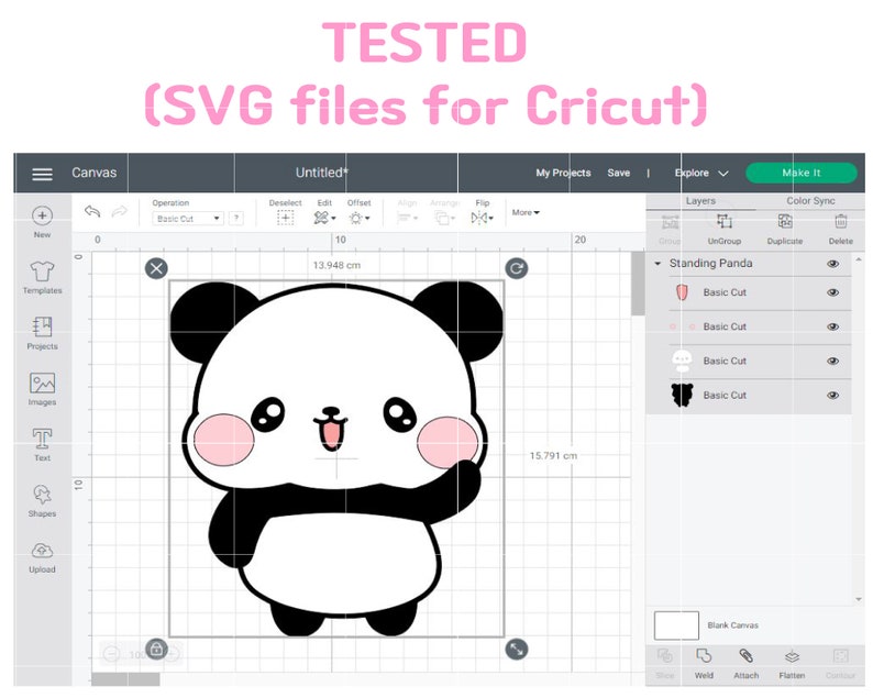 Panda Bear Set SVG. Panda Bear DXF. Panda Bear PNG. Circut Cut | Etsy
