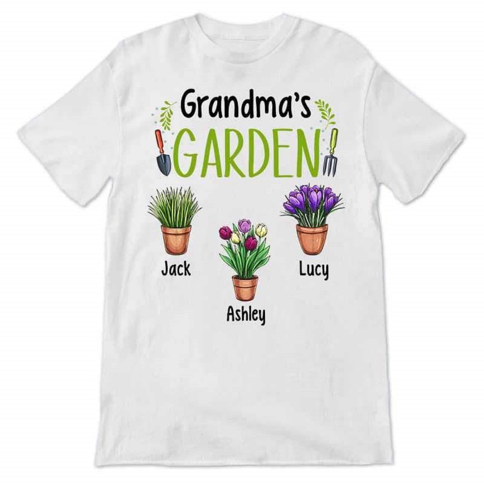 Oma Garten personalisierte Shirt für Muttertag Geschenk ...