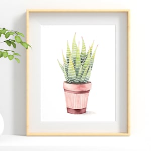 Succulenta - Poster d'arte A5 - Acquerello - stampa artistica