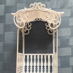 Plastic Gazebo - Rectangular - Just Add Your Figure for an Instant Cake Topper- Also Makes A Great Wedding or Quinceanera Cake Topper