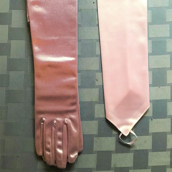 Satin Gloves- 8 Colors Elbow Length- 14"-5 Colors Fingerless- 18" 3 Colors- Rich Satin Gloves-Great For Weddings-Prom- You Need the Gloves !