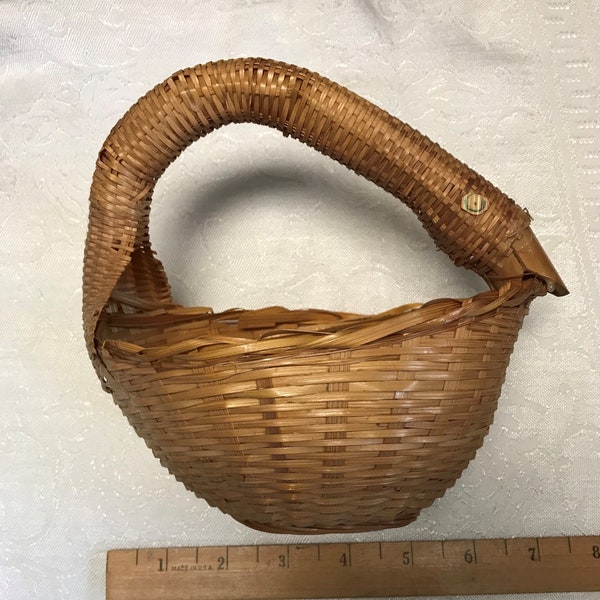 Wicker Swan/Duck Basket-1-3-Great for Baby Shower,Rustic Themed Centerpieces-Easter, Trinket,Soap Basket-Making Gift Baskets-Christmas Goose