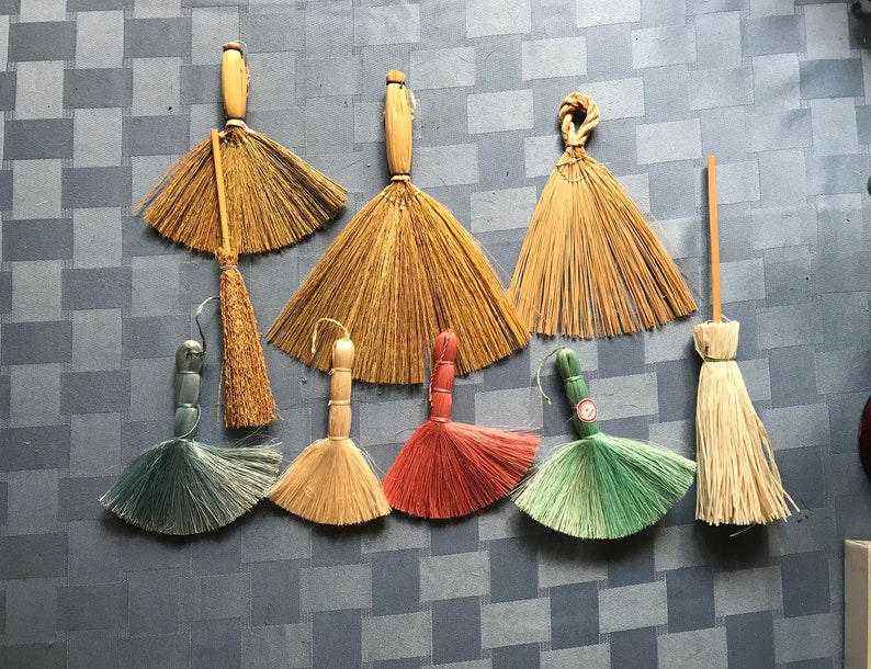Brooms Brooms Mini Brooms 8 Different Styles of Small Brooms Etsy