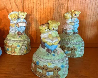 Teddy Bear Music Boxes-3 Vintage Styles-plays Teddy Bear Picnic