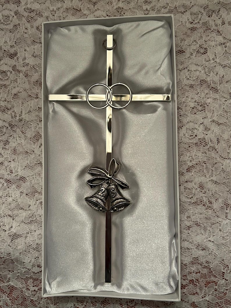 Vintage Ceramic Wedding Cross & 25th Anniversary Cross-2 Styles-Perfect Wedding-Bridal Shower Gift-New From Gift Shop image 6