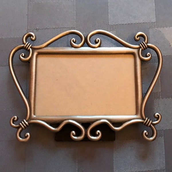 Pewter Finish Frames-Scroll Design 1 or 3  New Vintage Perfect for Special Pictures- Place Card Holder for Weddings, Events-Picture Displays