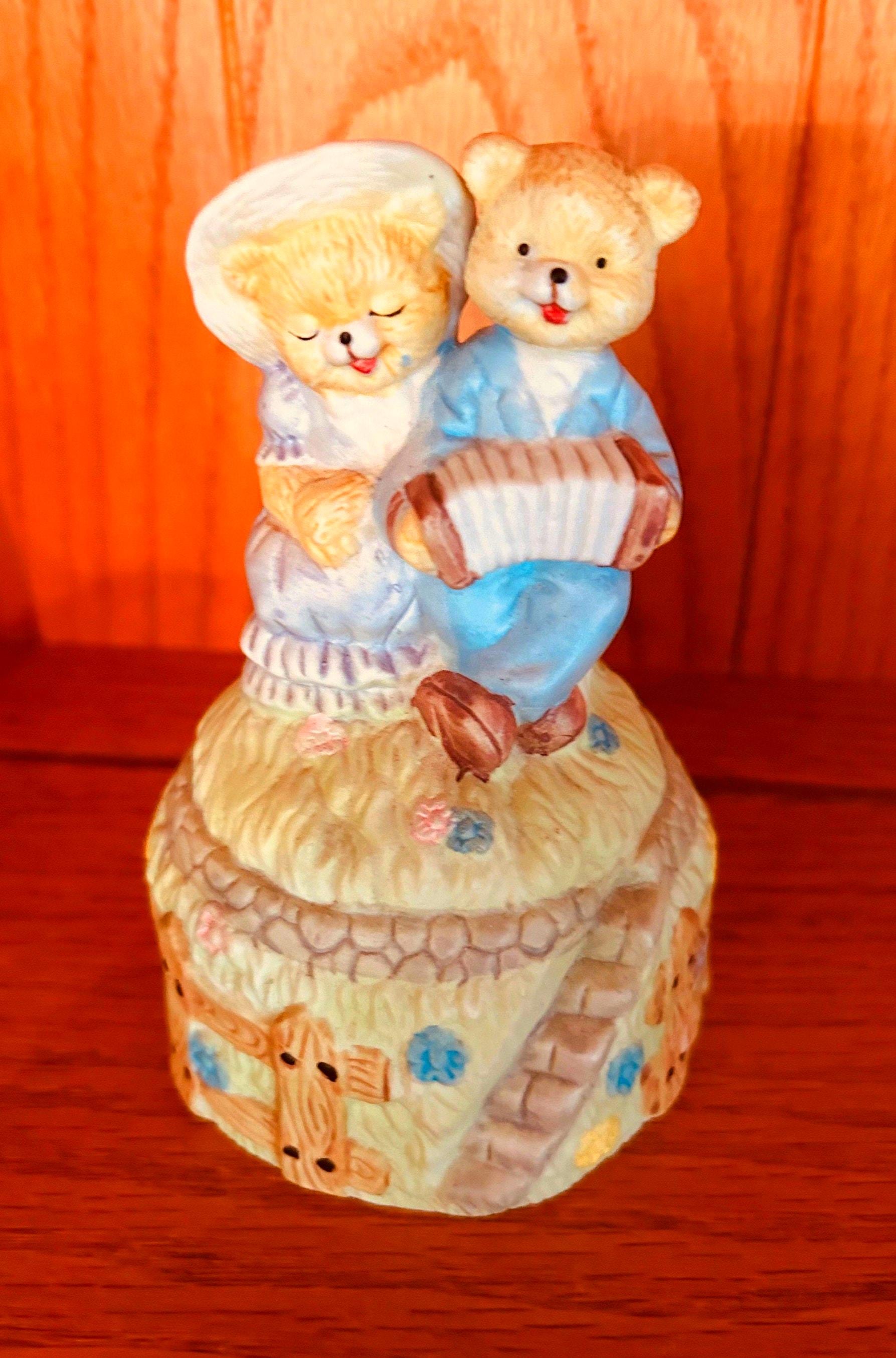 Teddy Bear Music Boxes-3 Vintage Styles-plays Teddy Bear Picnic