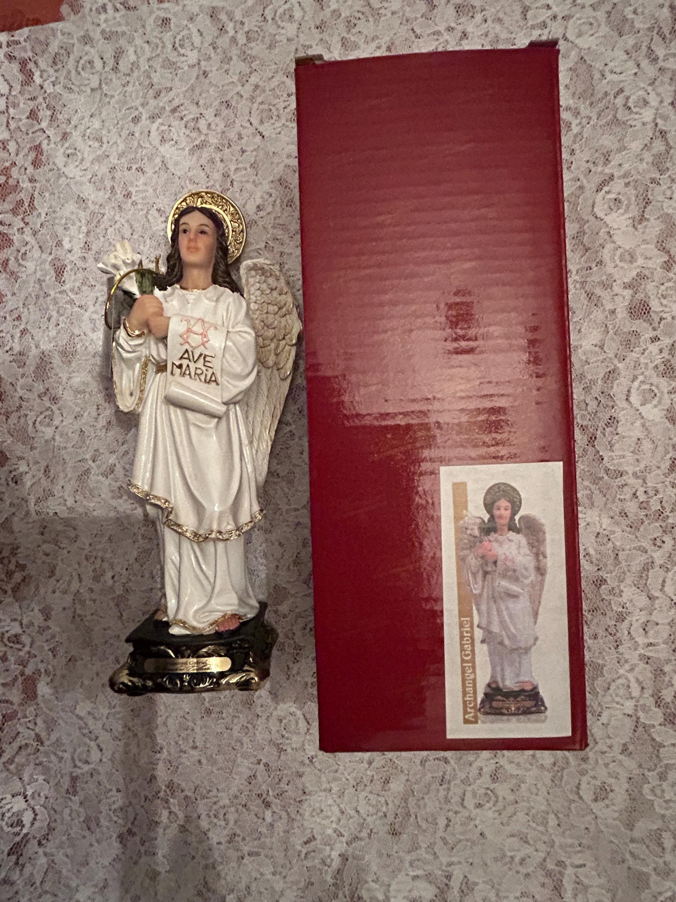 お取り置き中　@gabrielle様　天然ラフィア Archangel Gabriel-lady of Guadalupe-st Joseph-our Lady Planter-8