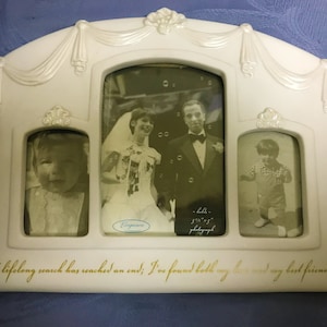 Wedding Frames-4 Styles-New Vintage Unique Wedding Frames-Great Engagement-Shower-Wedding Gifts-Lasting Treasured Keepsakes-Ceramic