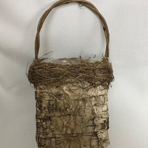 Rustic Flower Girl Country Baskets-4 Styles-Birch, Moss Heart, Burlap Covered,Decorated Wicker-Unique 1 of Each-Perfect for Rustic Weddings