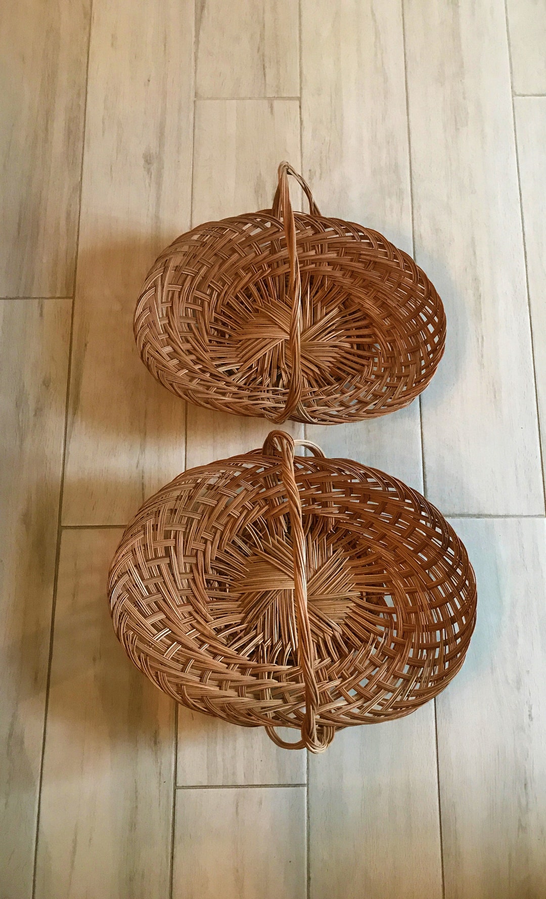 Wicker Fireside Baskets3 Stylesphilippine & Portuguese Etsy