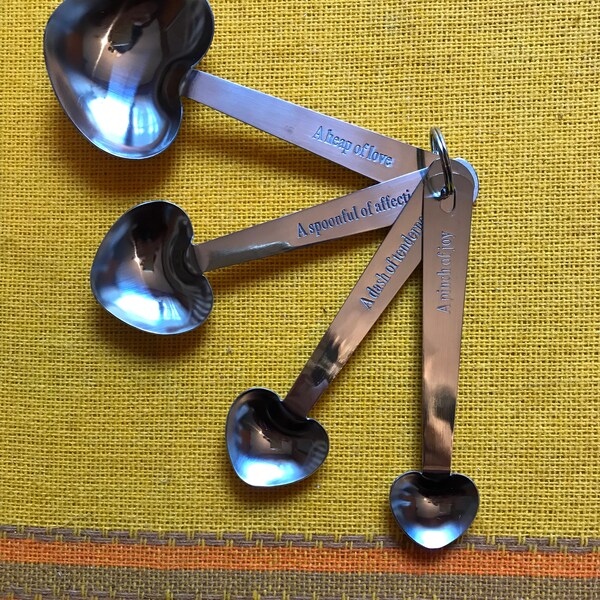 Heart Shaped Spoons - Etsy