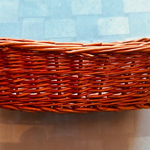 Small Oval Baskets-5 Sizes Fern-Wicker-Gold Metal-Philippine Handmade Baskets Great Small Gift Baskets-Trinkets-Jewelry-Kids Crafts-Crackers