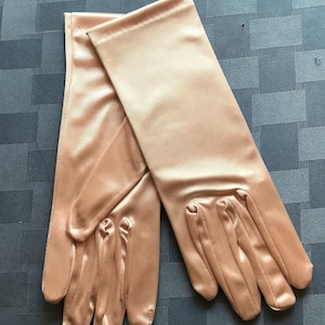Pink Gloves-Great for your Barbie Outfit-3 Styles-Short Simple Pink Satin-Pink Lace Long Ruffle-15&quot; Lace-Long Satin Shirred W Applique Pearl