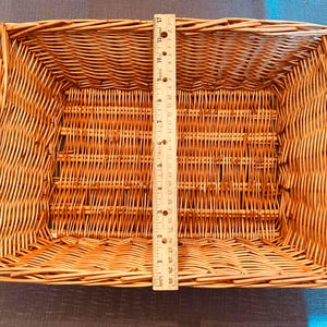 Large Rectangular Wicker Baskets-2 Styles-Tote Basket Styles-Baskets With Hangers