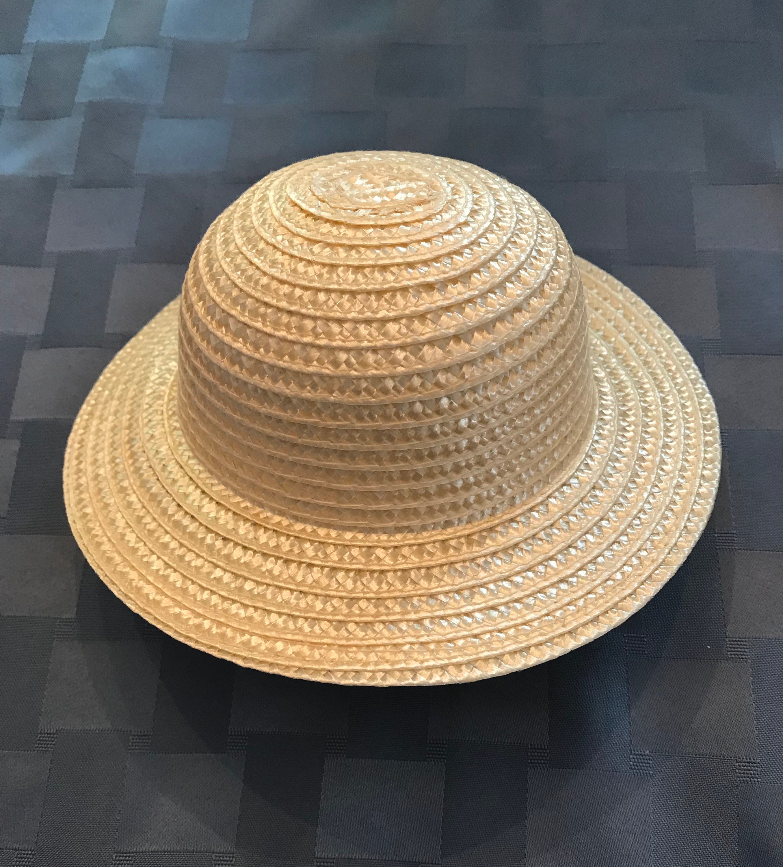 Vintage Wickerstraw Hats for Dolls4 Styleswall Etsy