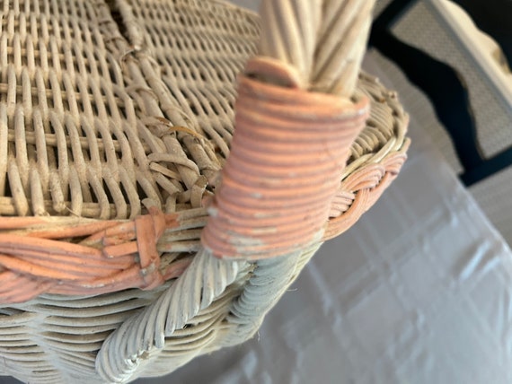 Vintage Picnic Basket-Wicker Picnic Basket from M… - image 6