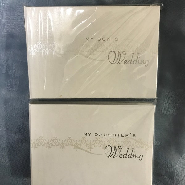 Mother of the Bride & Groom Small Photo Album-2 Styles-Great Parent Gift for Special Wedding Pictures-Nice Keepsake from your Childs Wedding