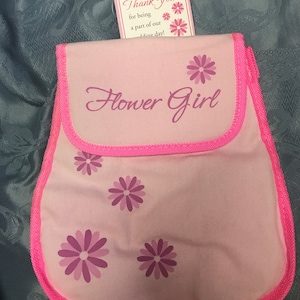 Flower Girl Backpack & Tote Bag Gifts-Perfect Gifts for Your Little Attendant-Fill with Activities for the Wedding Day-Special Keepsakes