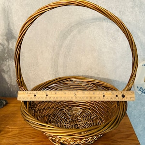 Cestas grandes doradas - 2 estilos - Ideales para fiestas de 50.º aniversario - Porta tarjetas - Centros de mesa - Eventos - Cesta de regalo - Cestas decorativas grandes y únicas