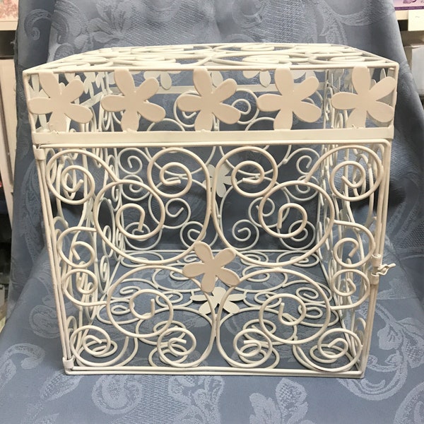 White Metal Box Etsy