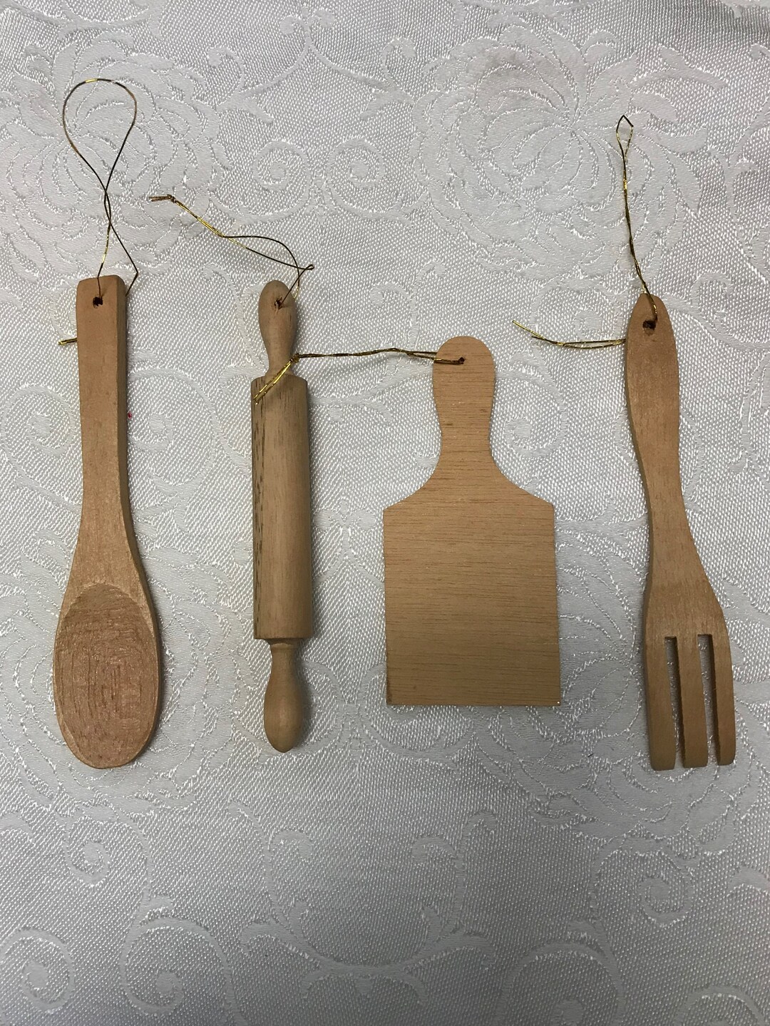 Wood Kitchen Ornamentsnew Vintage Wooden Kitchen Utensil Etsy