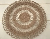 Rattan Wicker Wall Hanging Large New Vintage-15-18 quot Diameter-Perfect Condition-Never Used-Great for Wall Arrangement, Decoration,Centerpiece