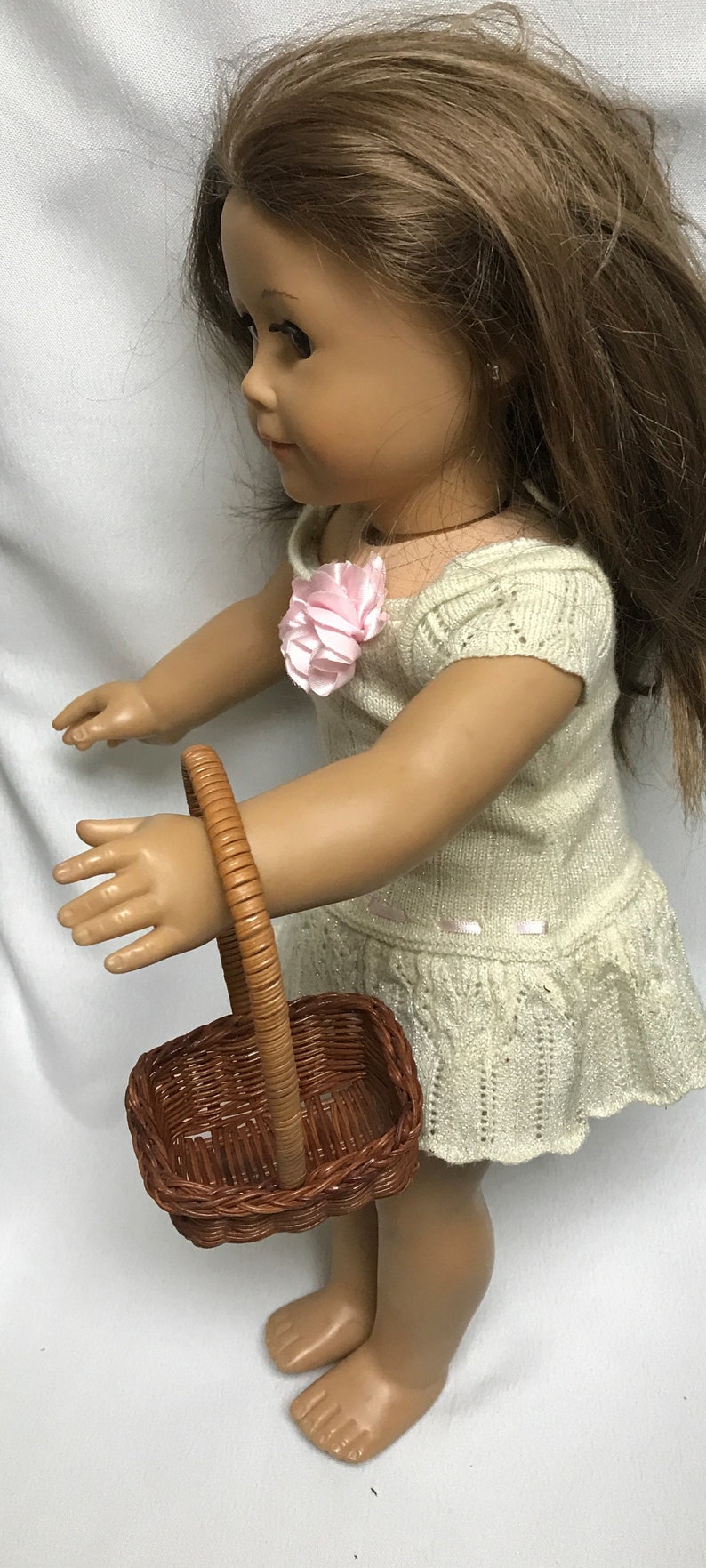 7 Styles of Small Varnished Wicker Small Baskets Great for Etsy