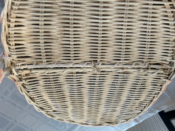 Vintage Picnic Basket-Wicker Picnic Basket from M… - image 5