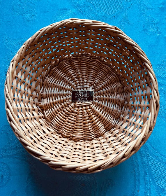 Round/Oval Vintage Bread Baskets-3 Styles-Madeira-Philippine Wicker-Bamboo-Winnowing-Great for Home-Gift Baskets-Fruit-Centerpiece-Catch All