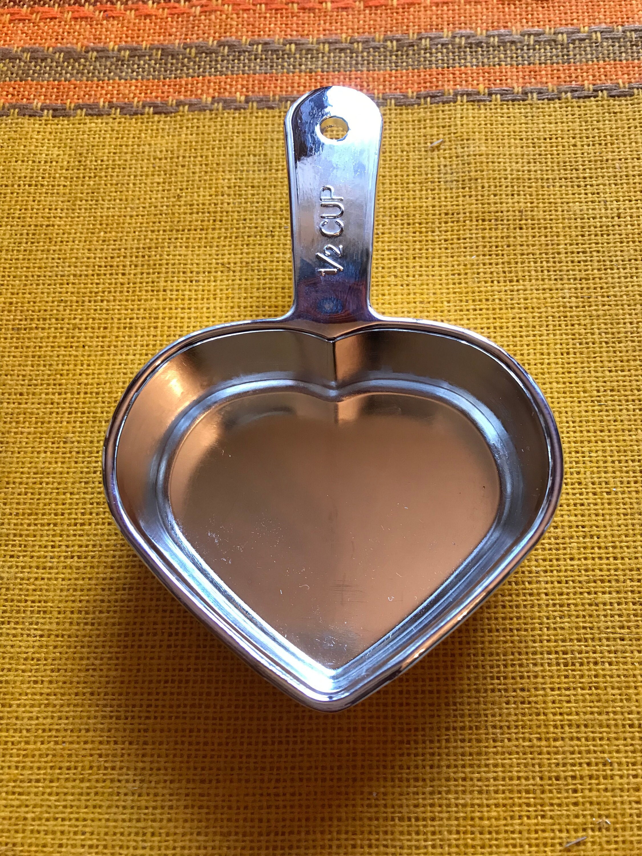 Measuring Spoon Kit Heart Shaped Reusable Detachable Red Love