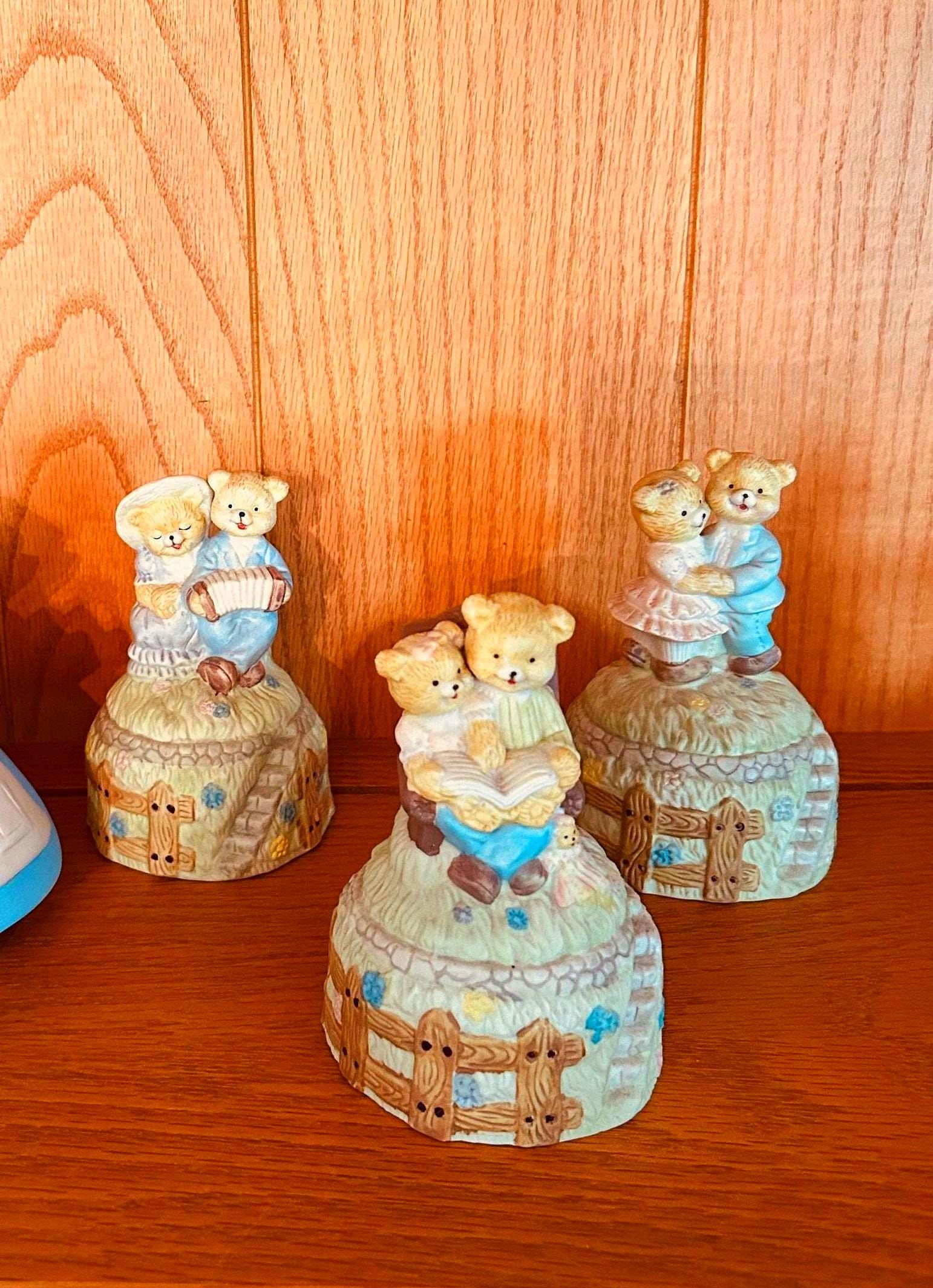 Teddy Bear Music Boxes-3 Vintage Styles-plays Teddy Bear Picnic