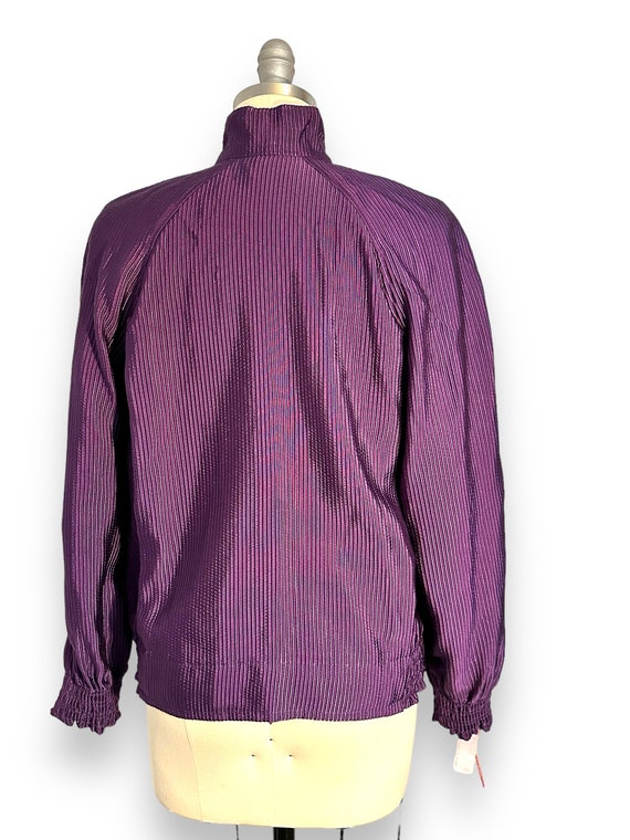 Vintage 1970s Purple Blouse by Pierre D’Alby for … - image 5