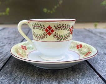 Vintage Maruku China made in Occupied Japan Demitasse Tea Cups & Saucers